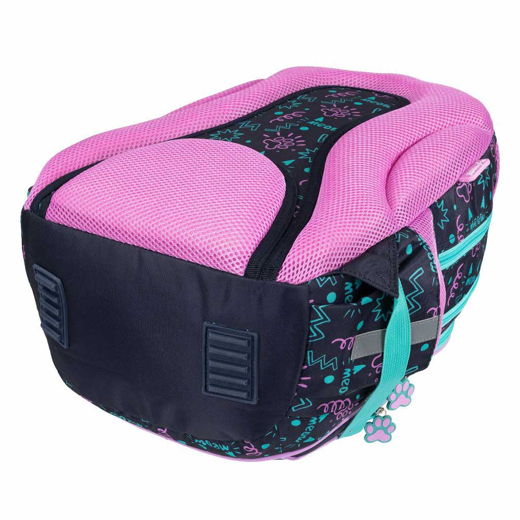 MLF Kitty Party котешки модел 4 отделения училищна раница, раница BPL58 40x29x19 см изображение 3