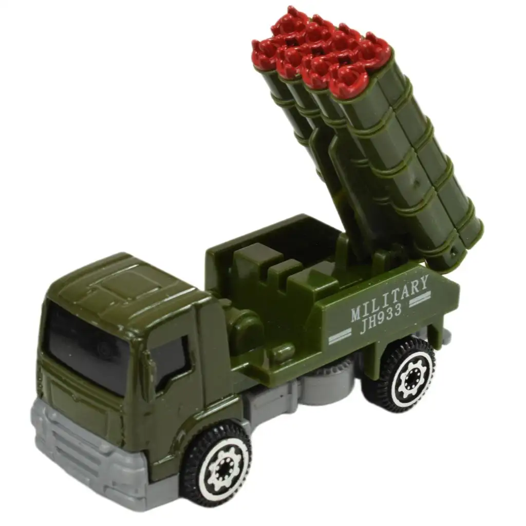 Модел на кола: Военен комплект с 6 малки автомобила изображение 2