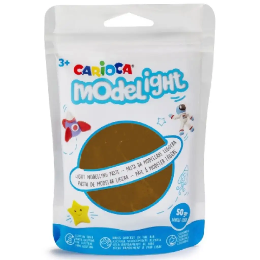Modelight 50g кафяво тесто - Carioca изображение 1