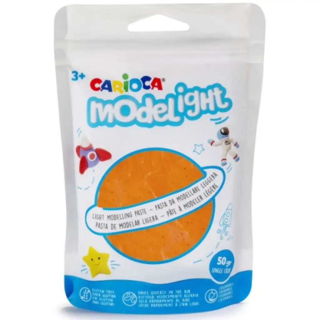 Modelight 50g оранжева глина - Carioca изображение 1