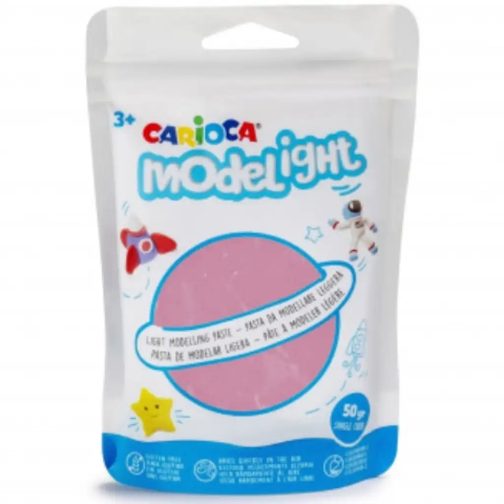 Modelight 50g розова глина - Carioca изображение 1