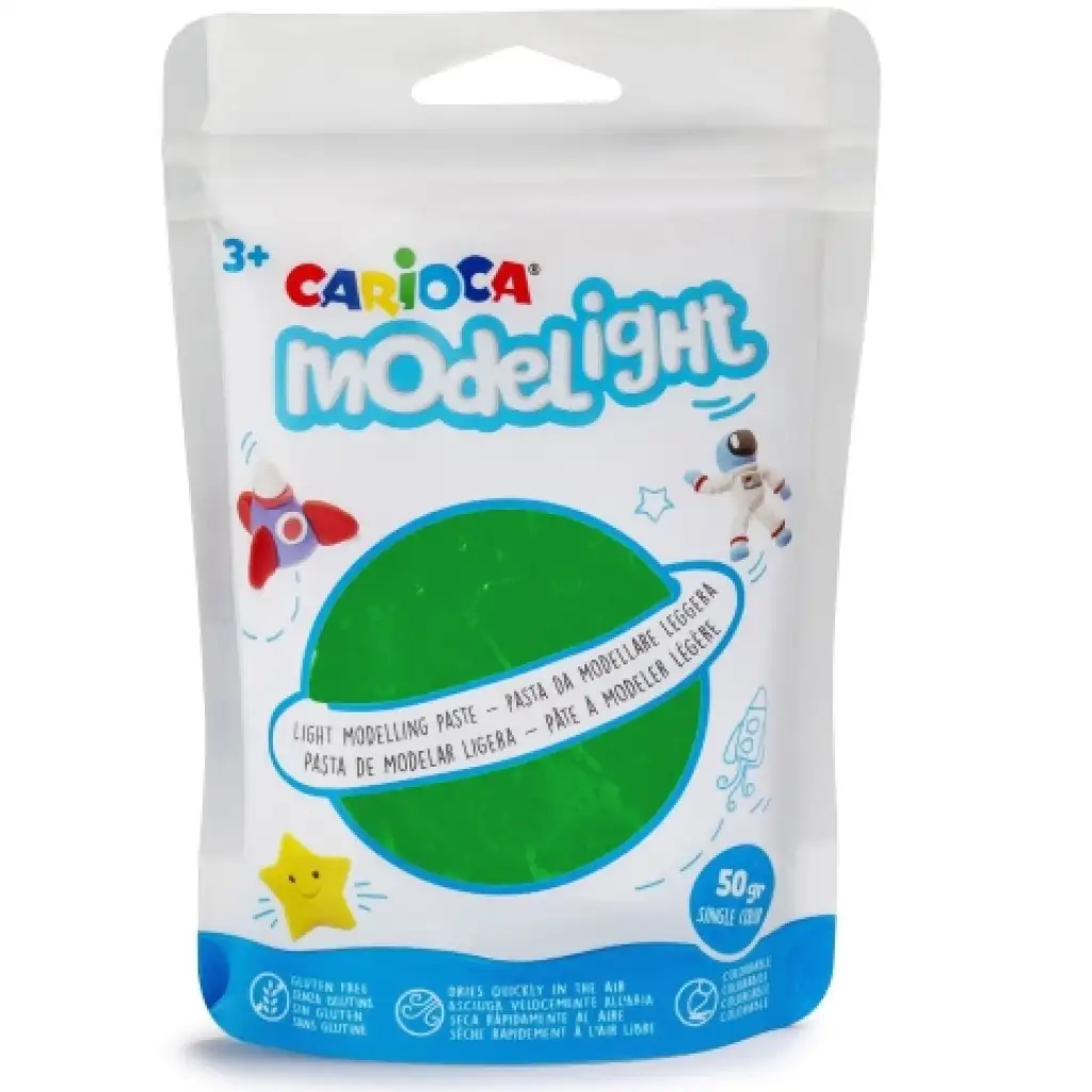 Modelight 50g зелена глина - Carioca изображение 1