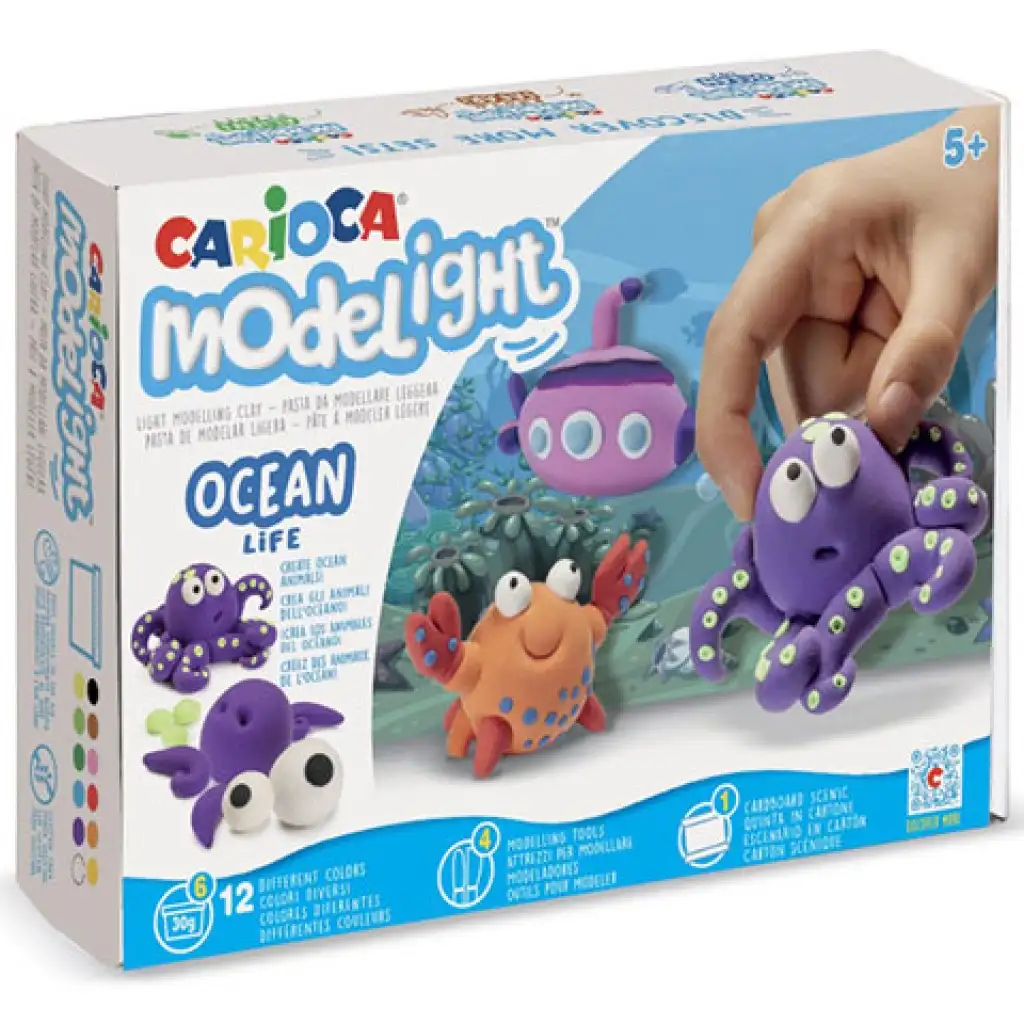 Modelight Maxi Play Box Океан глина комплект - Carioca изображение 1