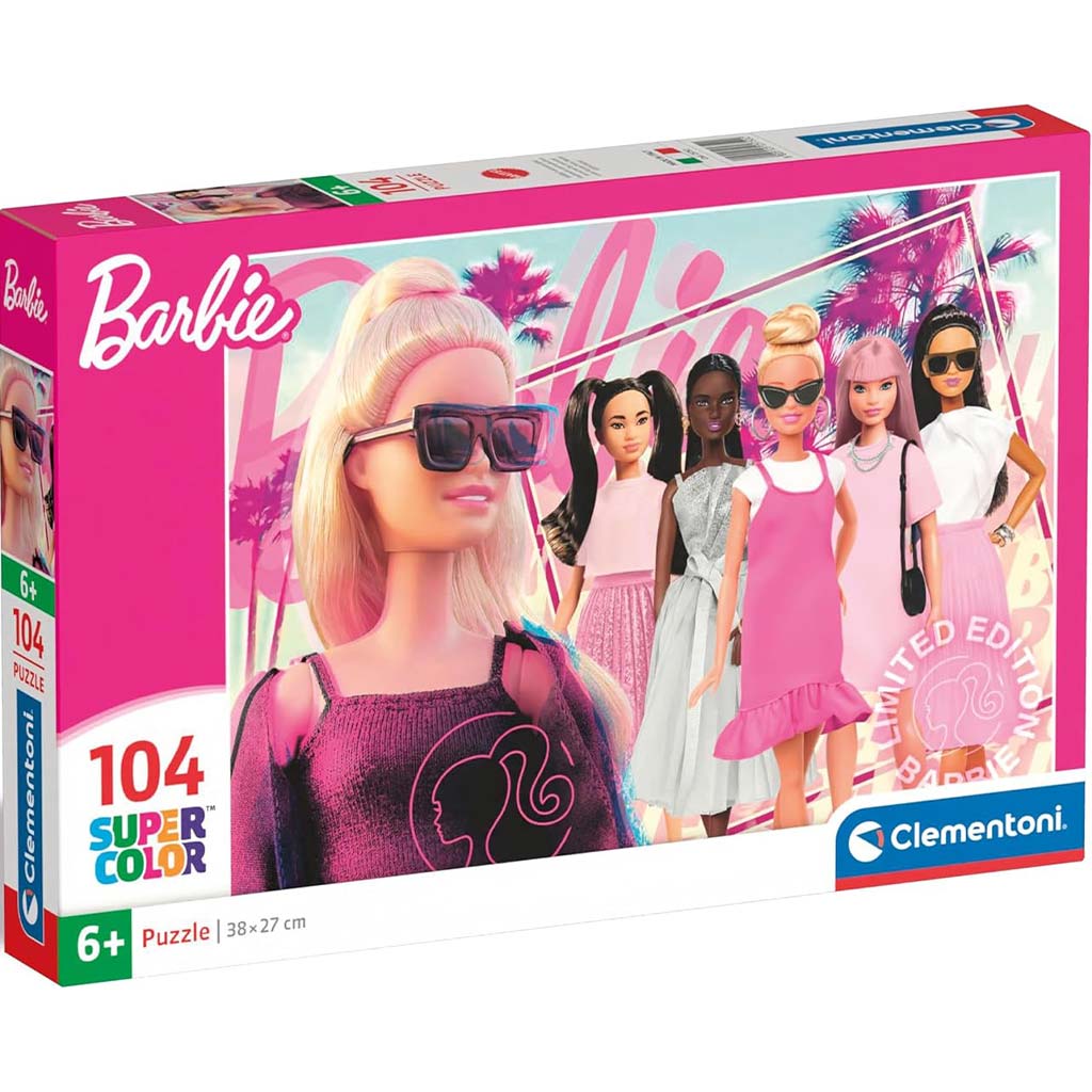 Модерна Барби 104 части Supercolor пъзел - Clementoni изображение 1