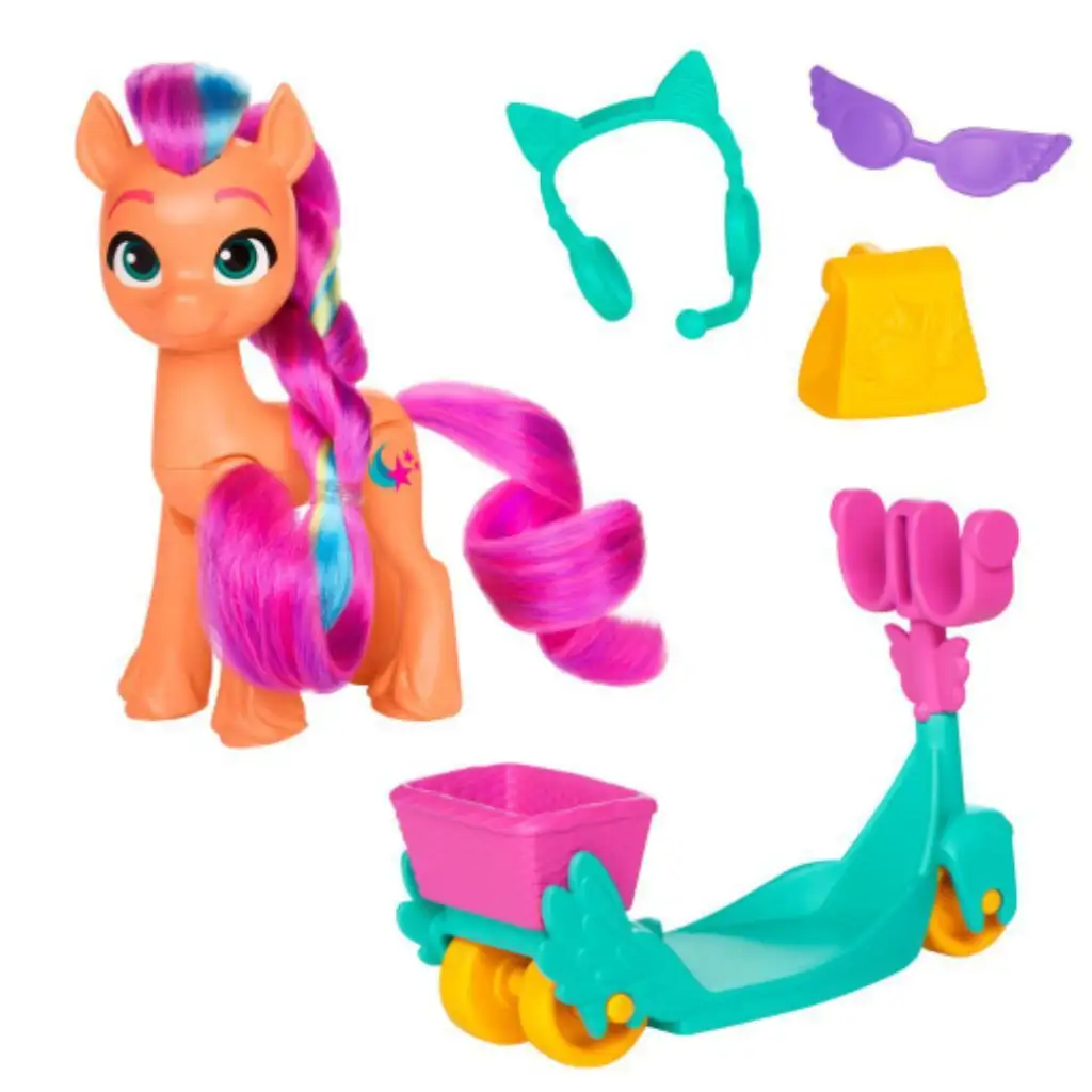 Моето малко пони: Кажи ми историята на ролерното пони фигура Sunny Starscout - Hasbro изображение 1