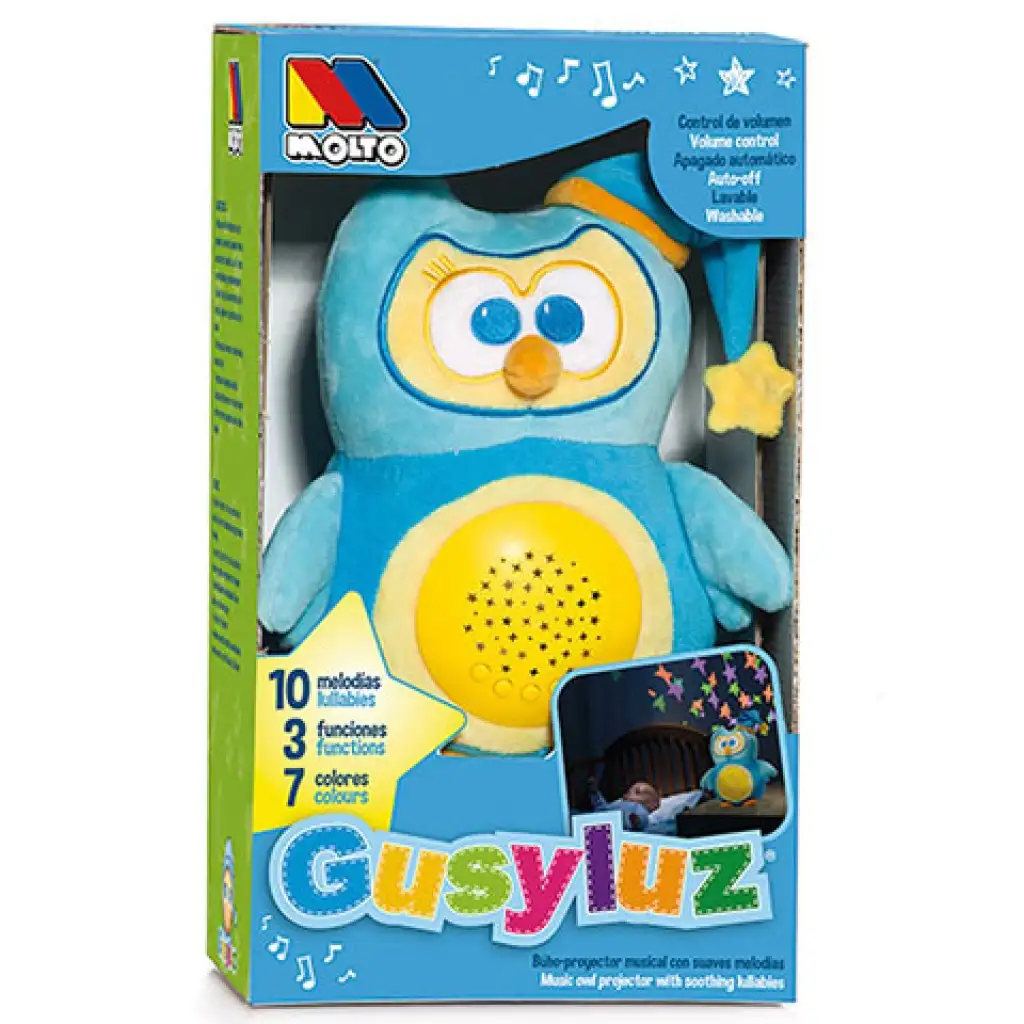 Molto: GusyLuz сова нощен музикален проектор изображение 1