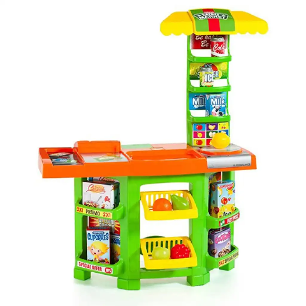 Molto: Мини Маркет 14бр. комплект за игра 58x28x77см изображение 2