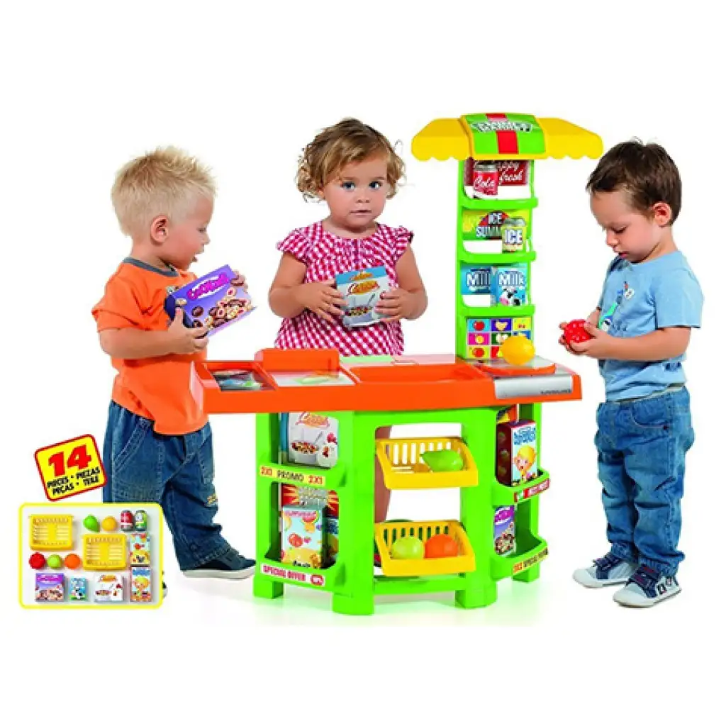 Molto: Мини Маркет 14бр. комплект за игра 58x28x77см изображение 3
