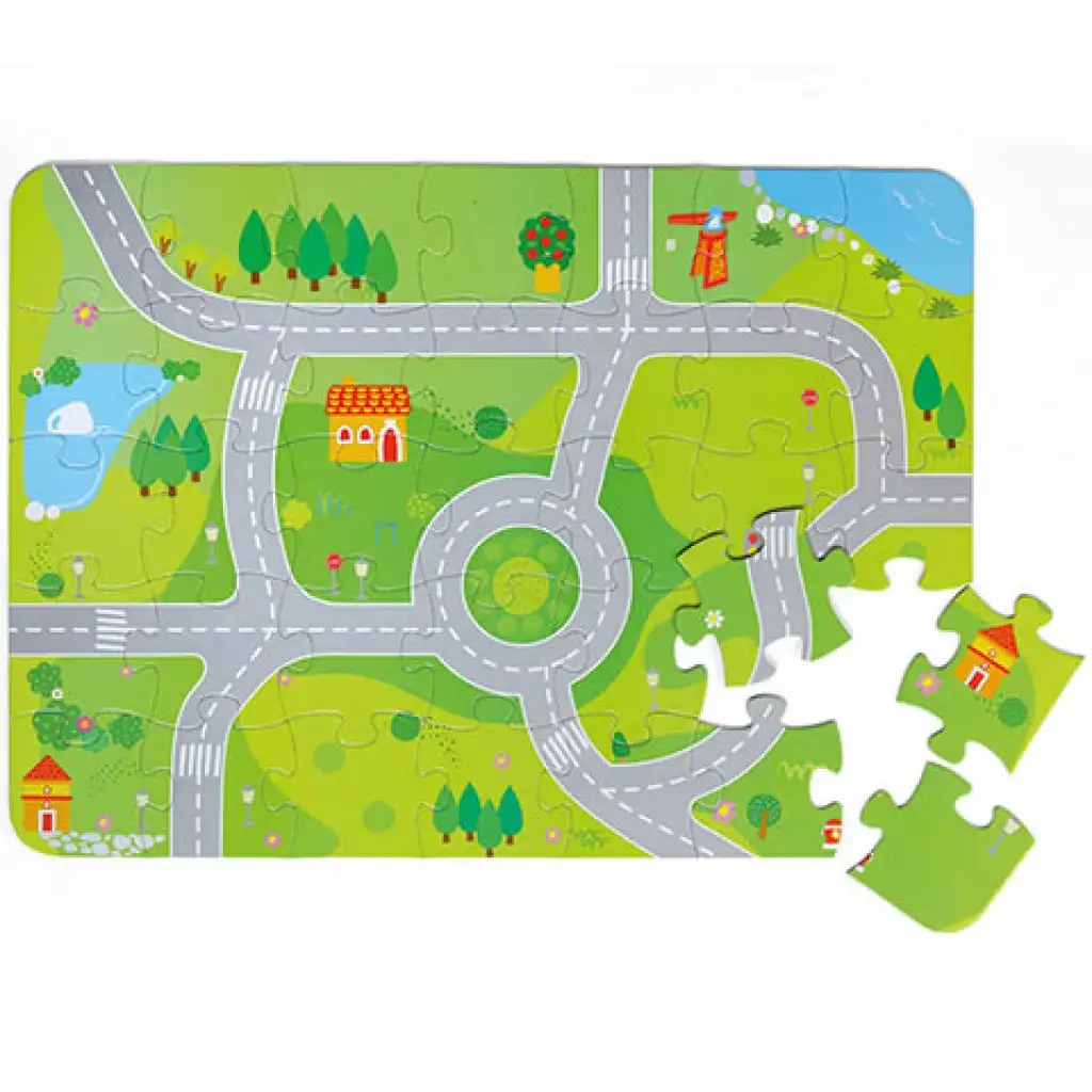 Molto: Nature City Bloks дървен конструктор 79 части изображение 3