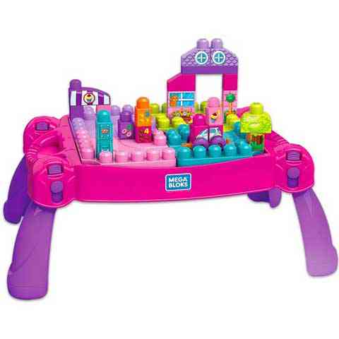 Момичешка строителна играчка маса - Mega Bloks изображение 2