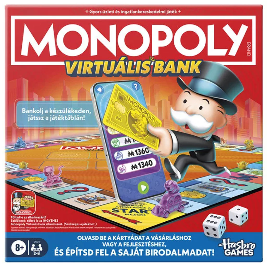 Монополија Виртуална Банка настолна игра – Hasbro изображение 1