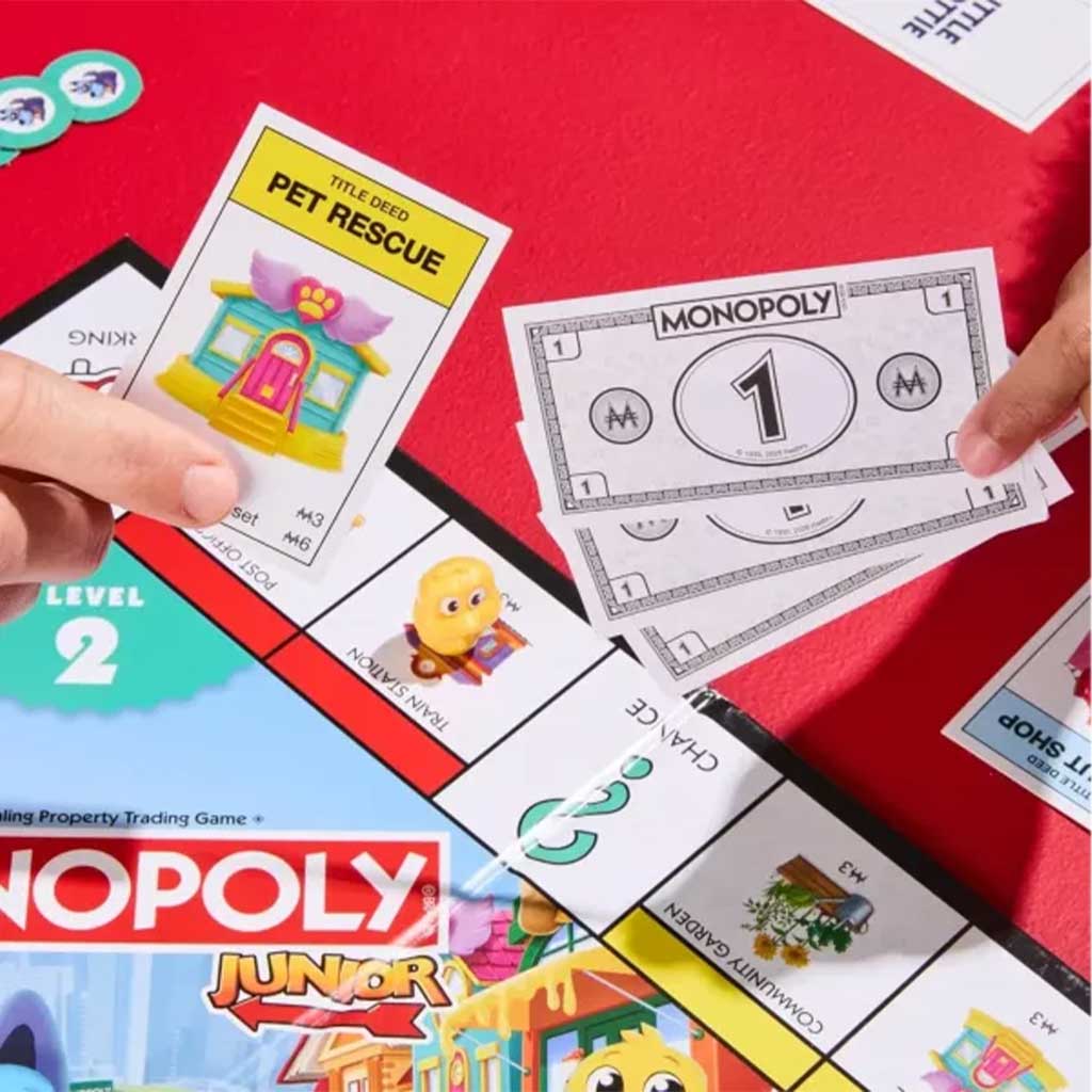 Monopoly Junior игра с животни - Hasbro изображение 3