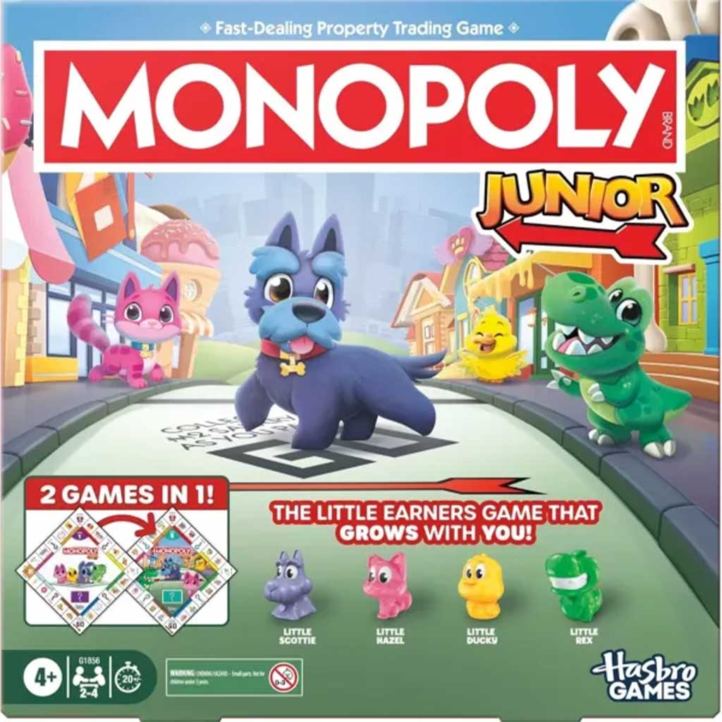 Monopoly Junior игра с животни - Hasbro изображение 1