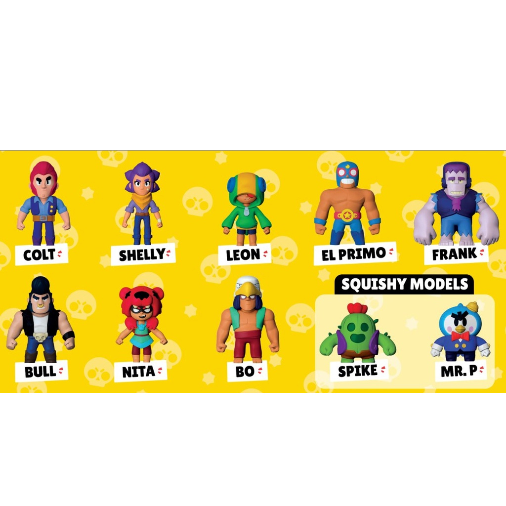 Monster Flex: Brawl Stars разтегателни фигурки в различни варианти 1бр изображение 7