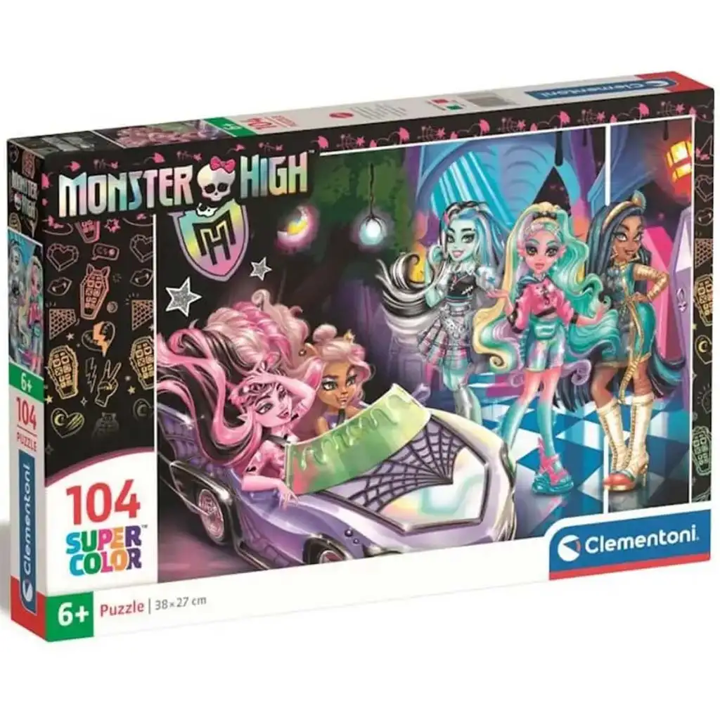 Monster High 2 104бр. суперцветен пъзел - Clementoni изображение 1