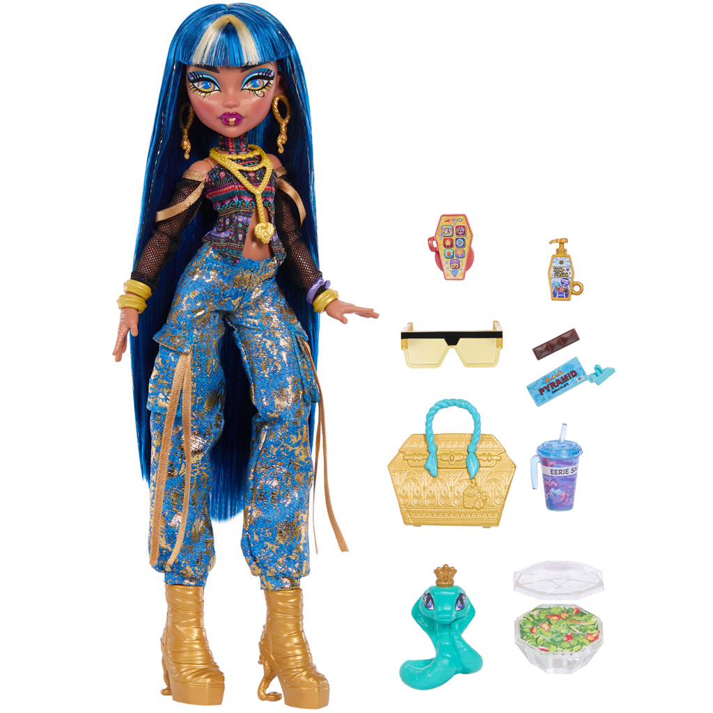 Monster High Cleo кукла с аксесоари - Mattel изображение 3