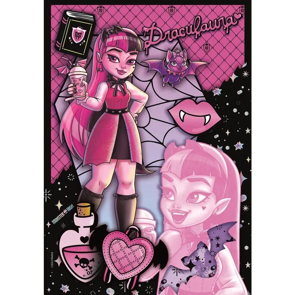 Monster High Дракулура 150 броя пъзел - Clementoni изображение 3