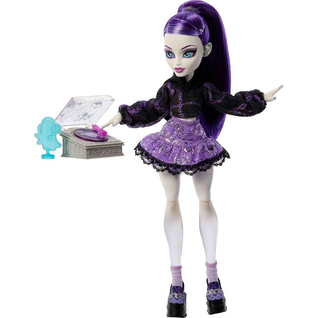 Monster High: Грим на чудовища кукла - Spectra - Mattel изображение 4