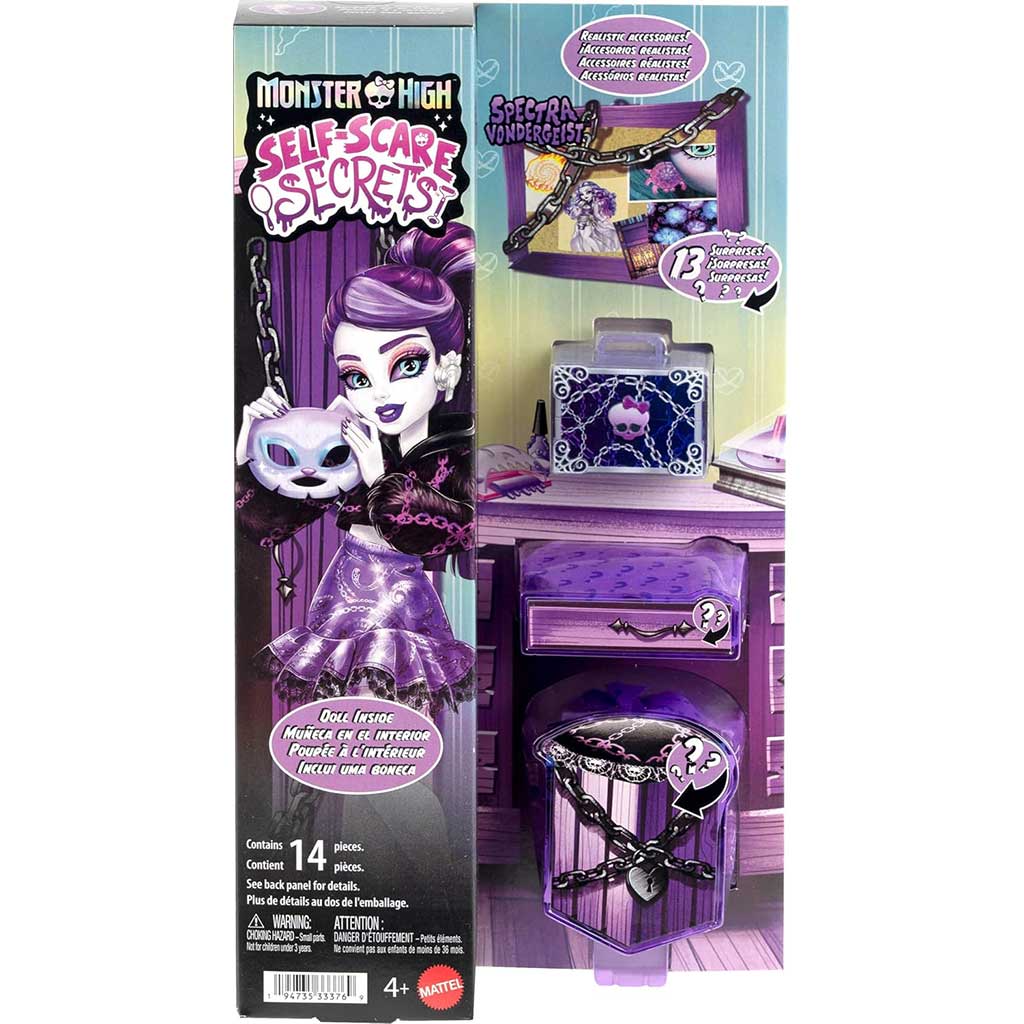 Monster High: Грим на чудовища кукла - Spectra - Mattel изображение 1