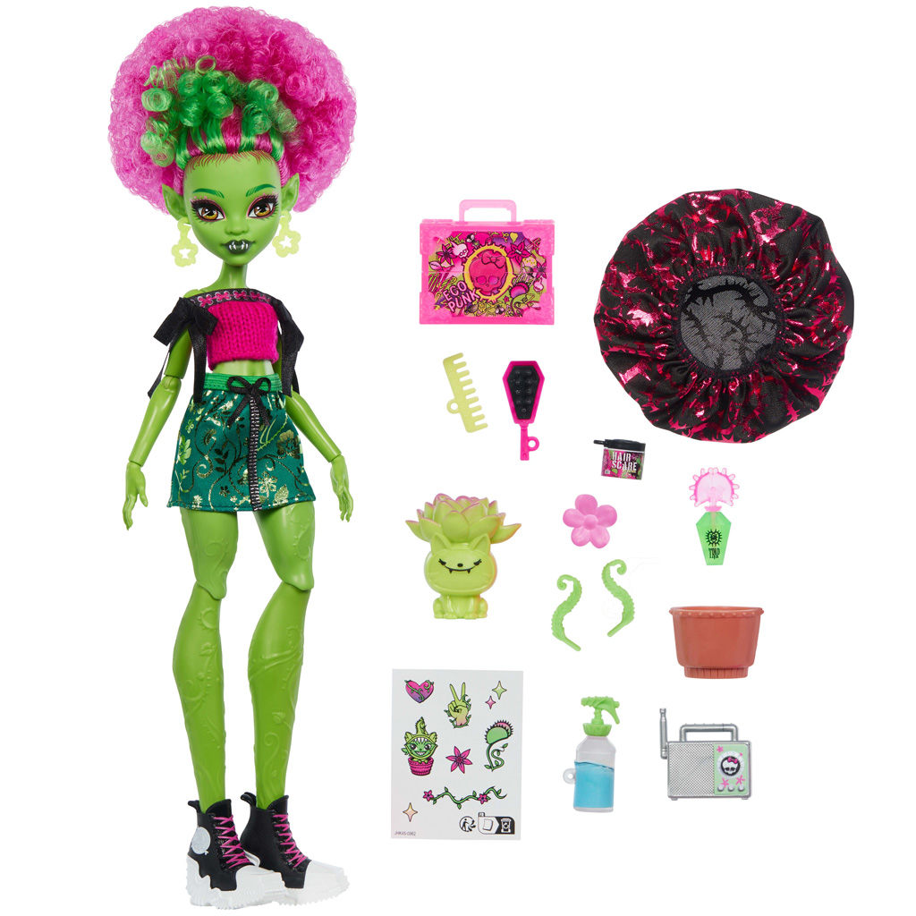 Monster High Грим за чудовища Venus McFlytrap кукла с аксесоари - Mattel изображение 3
