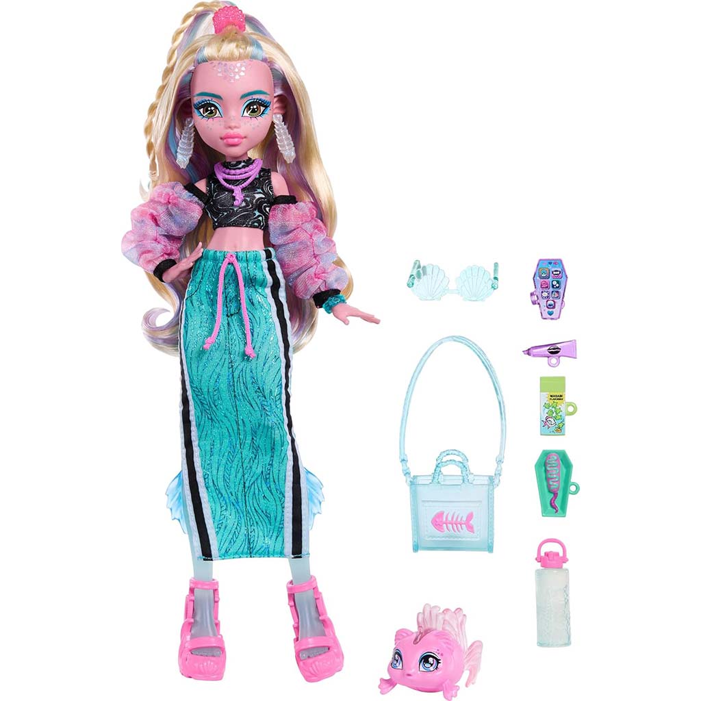Monster High Lagoona Blue кукла с аксесоари - Mattel изображение 2