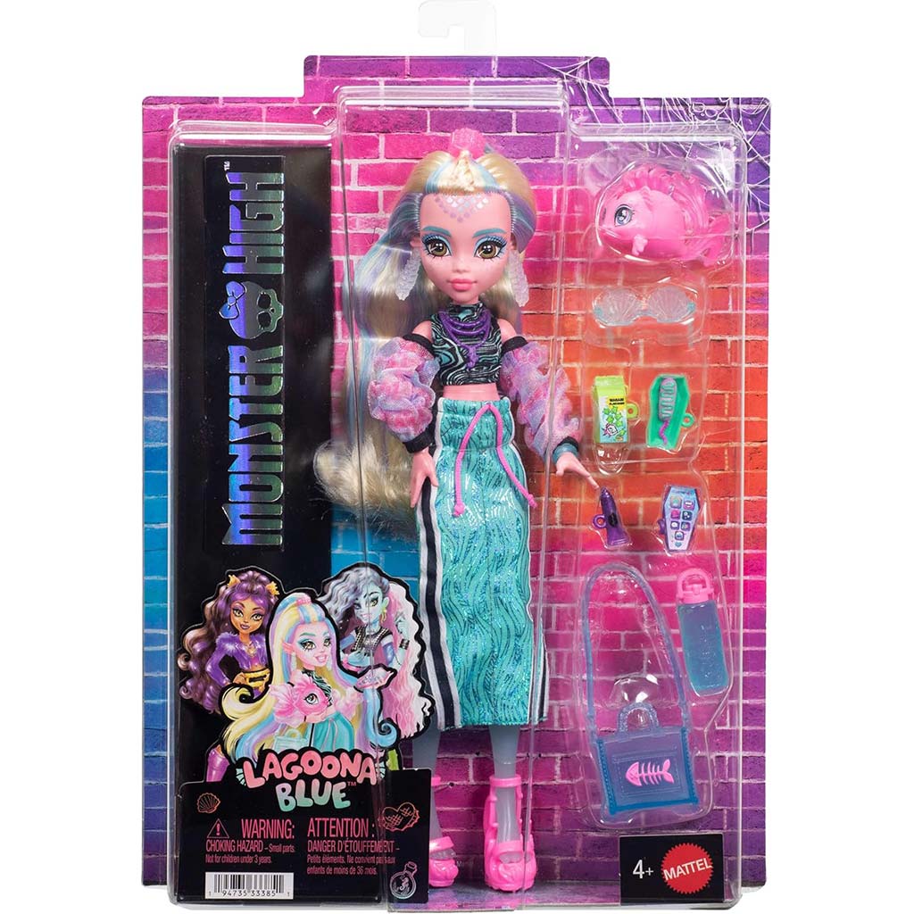 Monster High Lagoona Blue кукла с аксесоари - Mattel изображение 1