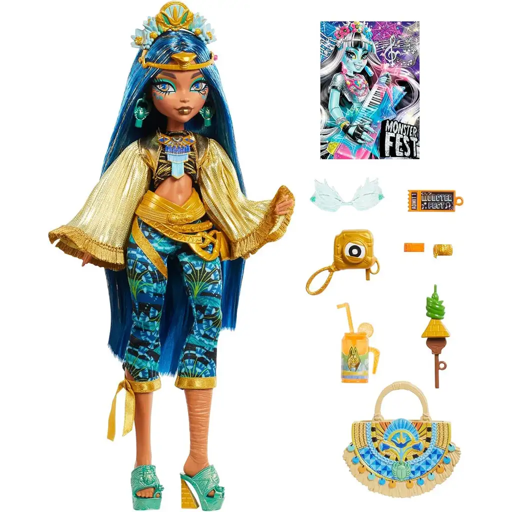 Monster High™: Монстър Парти кукла - Cleo - Mattel изображение 2