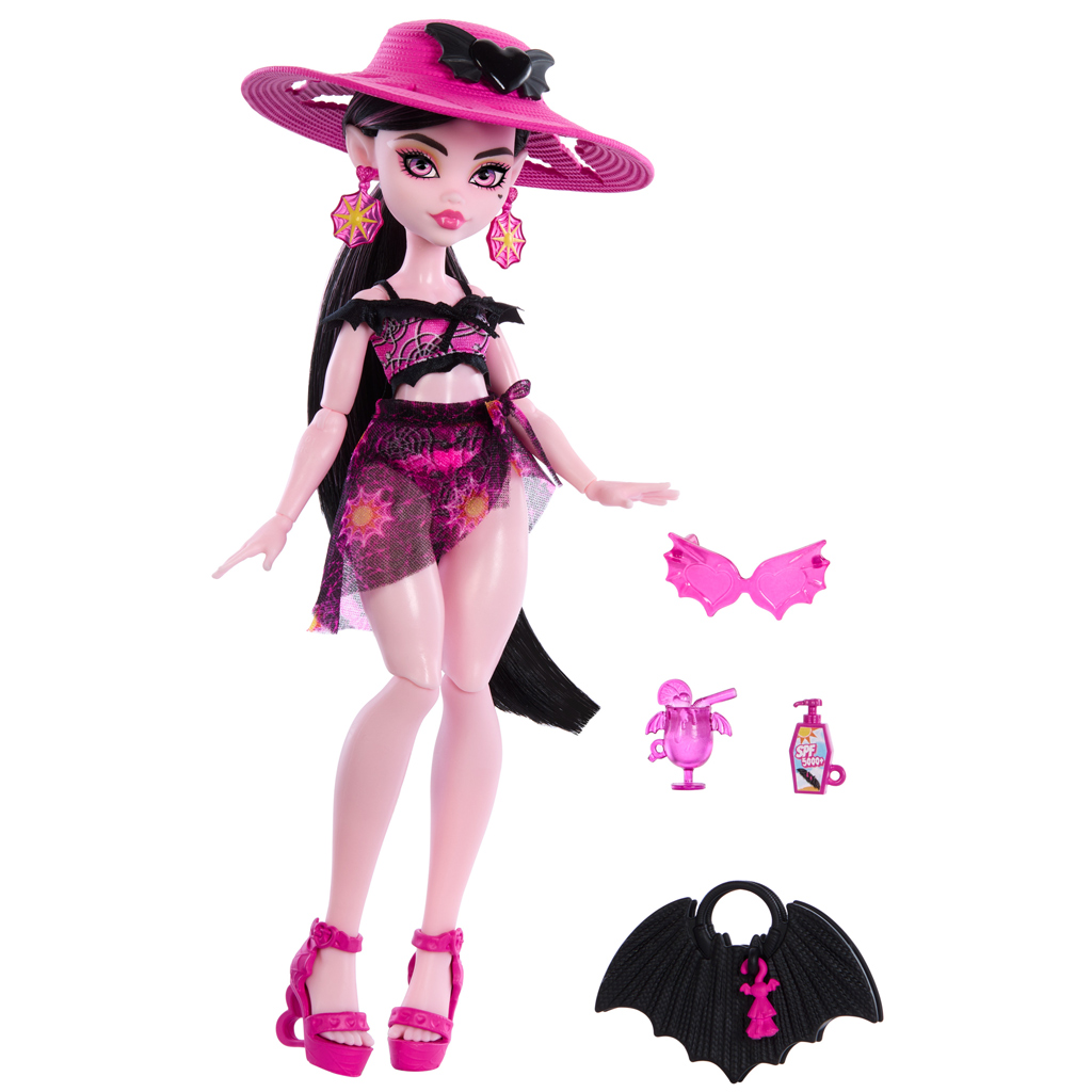 Monster High: Scare-adise Island – Draculaura кукла с аксесоари - Mattel изображение 3