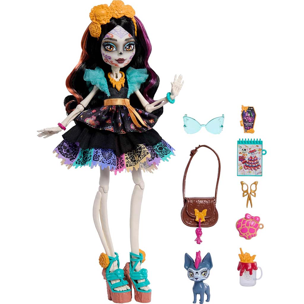 Monster High Skelita Calaveras кукла с аксесоари - Mattel изображение 2