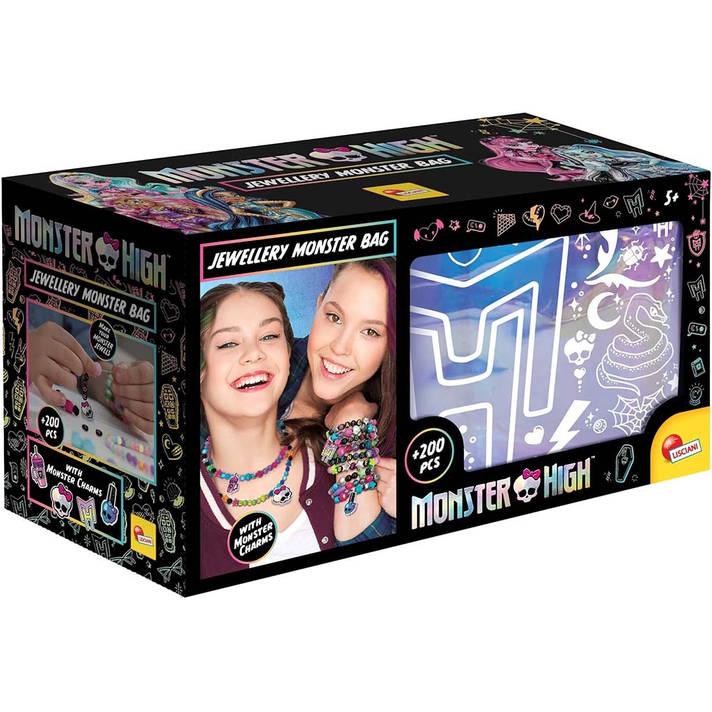 Monster High Ужасен комплект за изработка на бижута в Ужасна чанта - Lisciani изображение 1