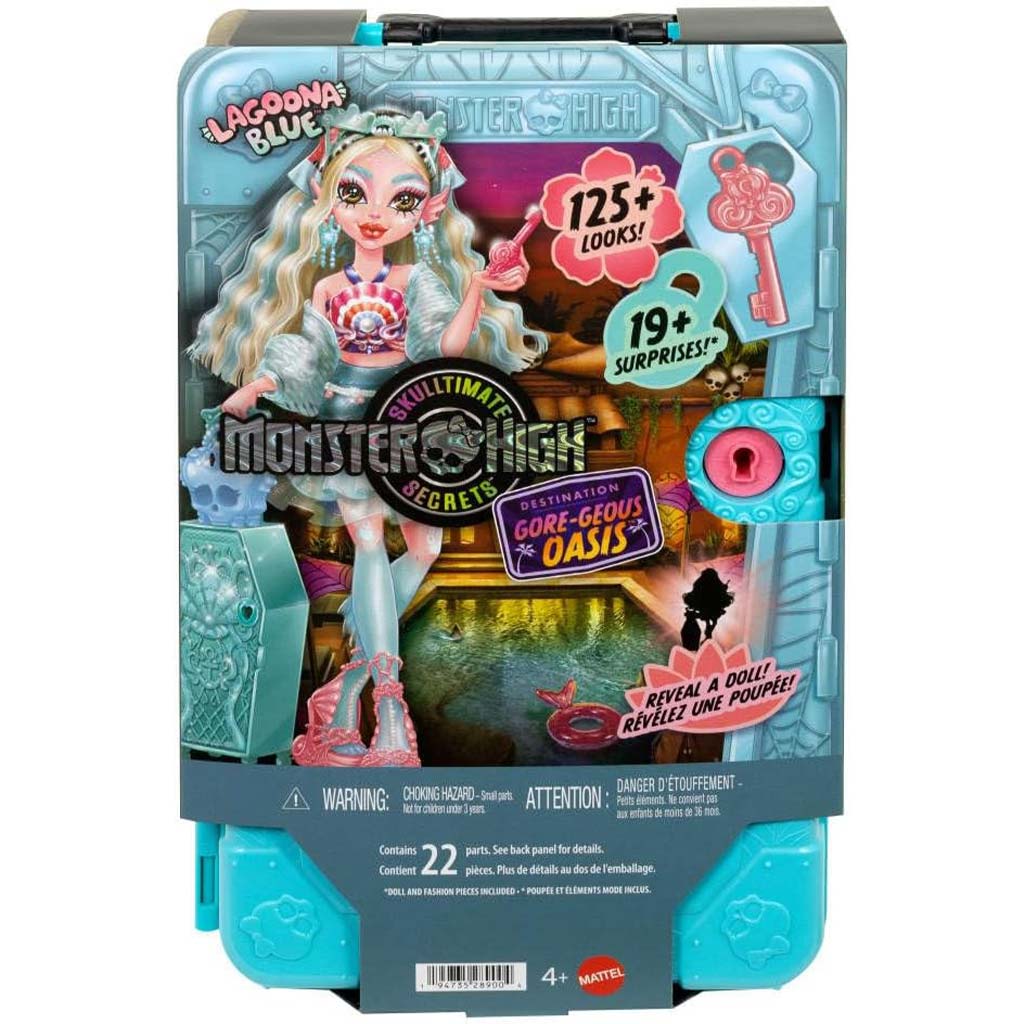 Monster High Ужасни Приятели тайни: Ужасно пътуване Lagoona Blue кукла - Mattel изображение 2