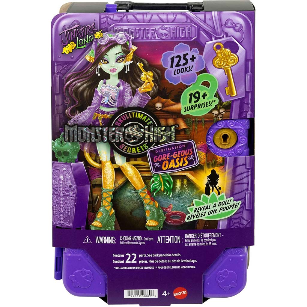 Monster High Ужасно добри приятели тайни: Ужасно пътуване кукла Jinafire Long - Mattel изображение 2