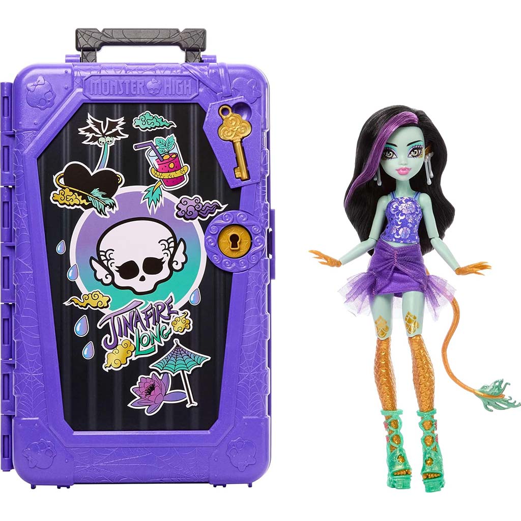 Monster High Ужасно добри приятели тайни: Ужасно пътуване кукла Jinafire Long - Mattel изображение 1