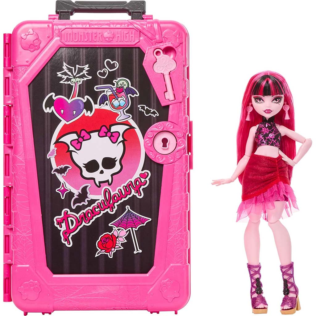 Monster High Ужасно Добри Приятели тайни: Ужасно пътуване на Draculaura кукла - Mattel изображение 2