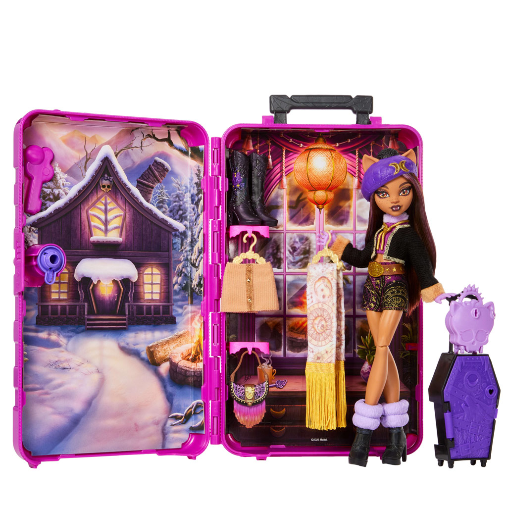 Monster High Ужасно Добри Приятели Тайни - Ужасно Убежище - Clawdeen Wolf - Mattel изображение 3