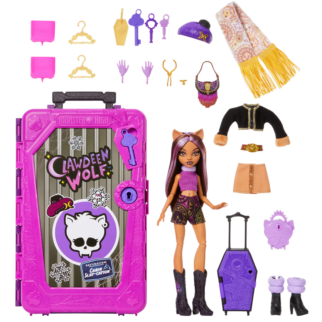 Monster High Ужасно Добри Приятели Тайни - Ужасно Убежище - Clawdeen Wolf - Mattel изображение 6