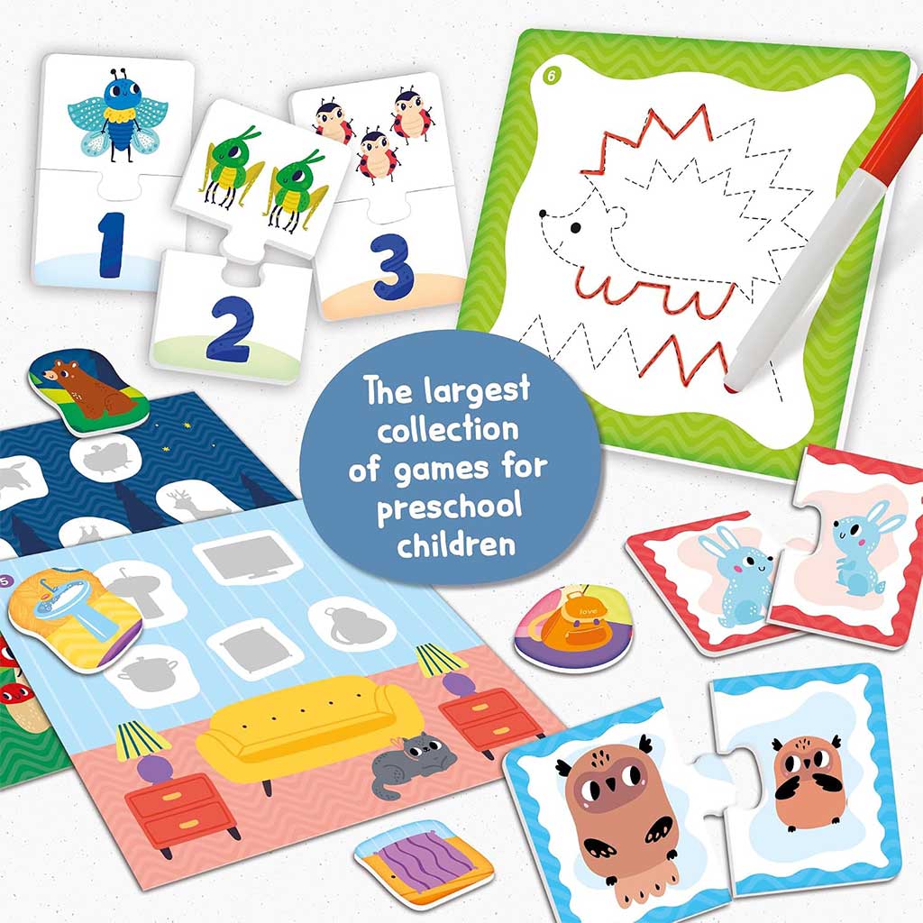Montessori Бебе: Колекция от Играчки с 60бр игри за развитие на умения - Lisciani изображение 3