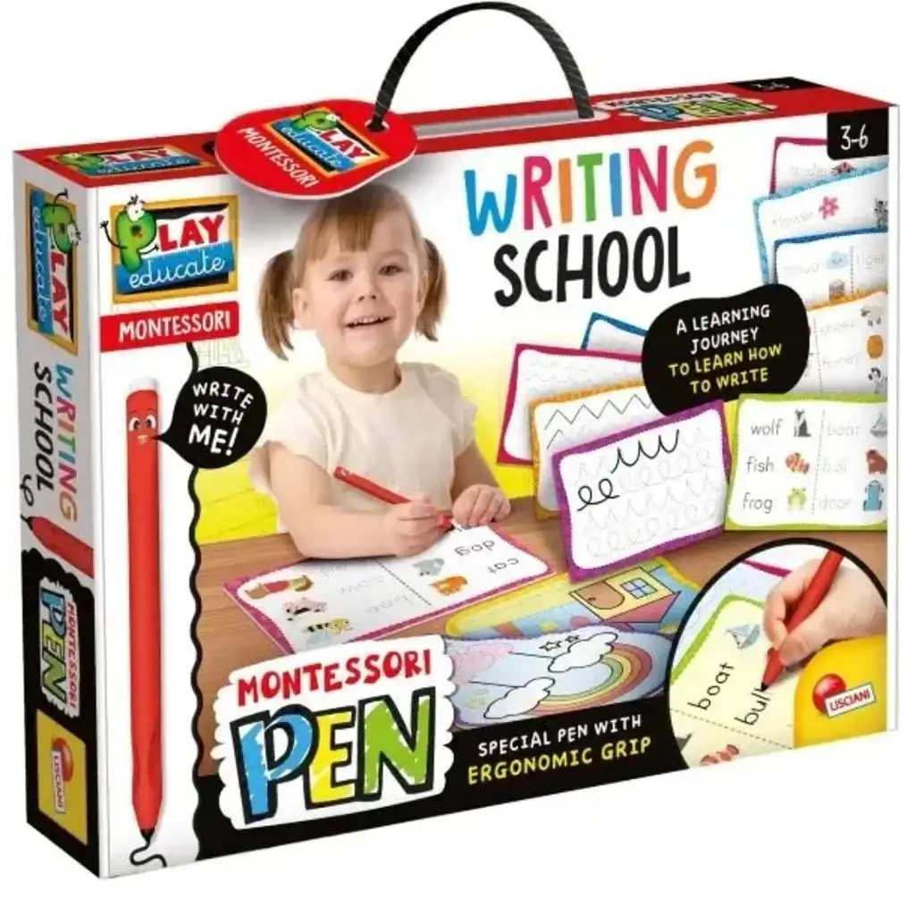 Montessori Pen: Комплект за развитие на умения със специална писалка - Lisciani изображение 1