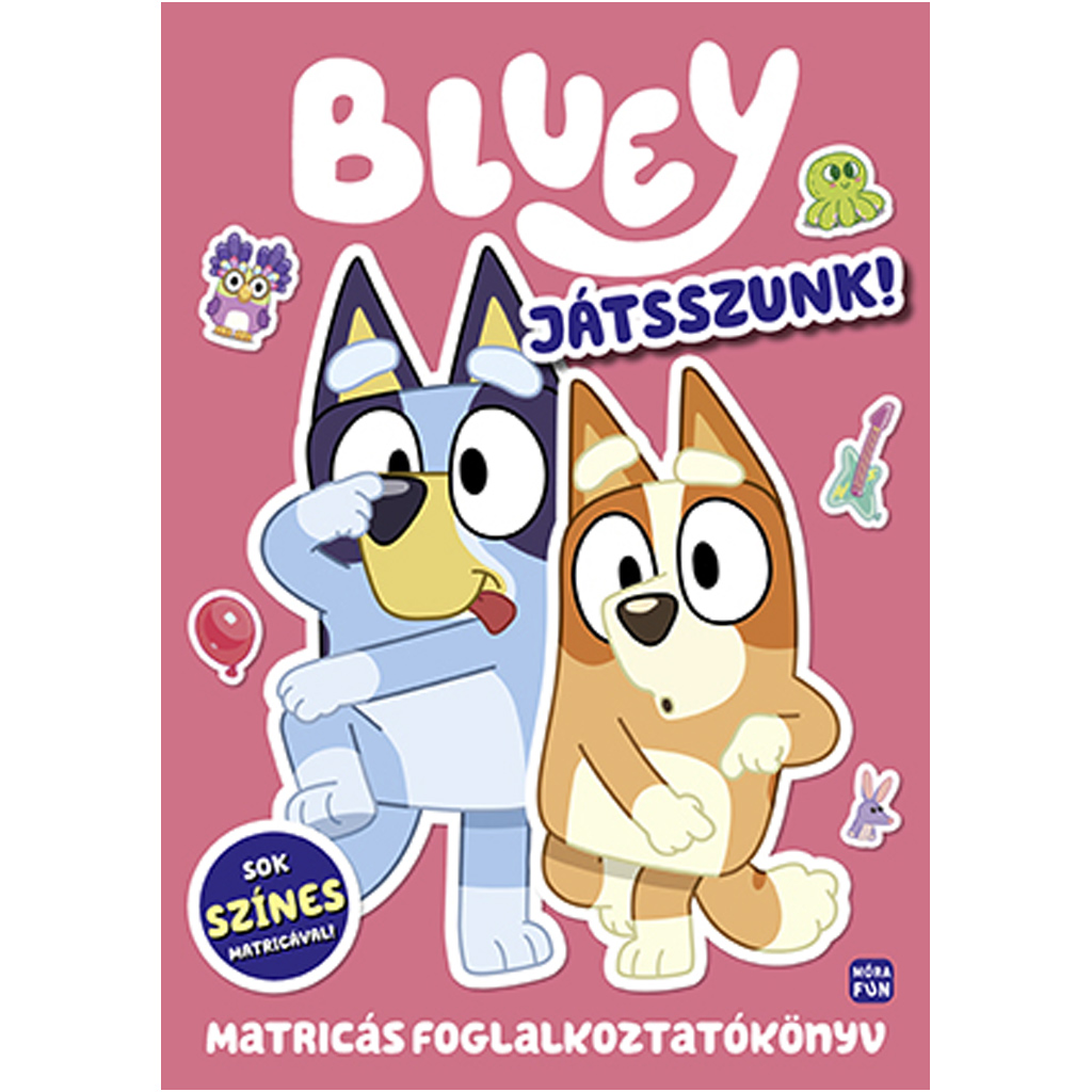 Мóra: Bluey – Играйме! книжка с стикери изображение 1
