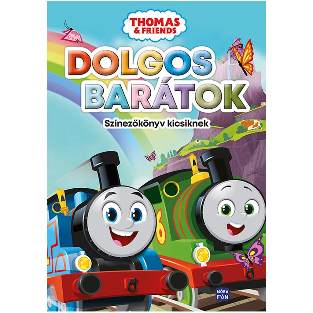 Мóra: Thomas & Friends - Работливи приятели Оцветяваща книга за малки изображение 1