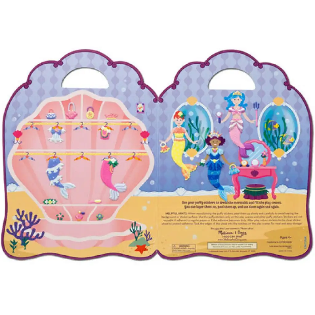 Русалка пухкава стикерна комплектация - Melissa & Doug изображение 2