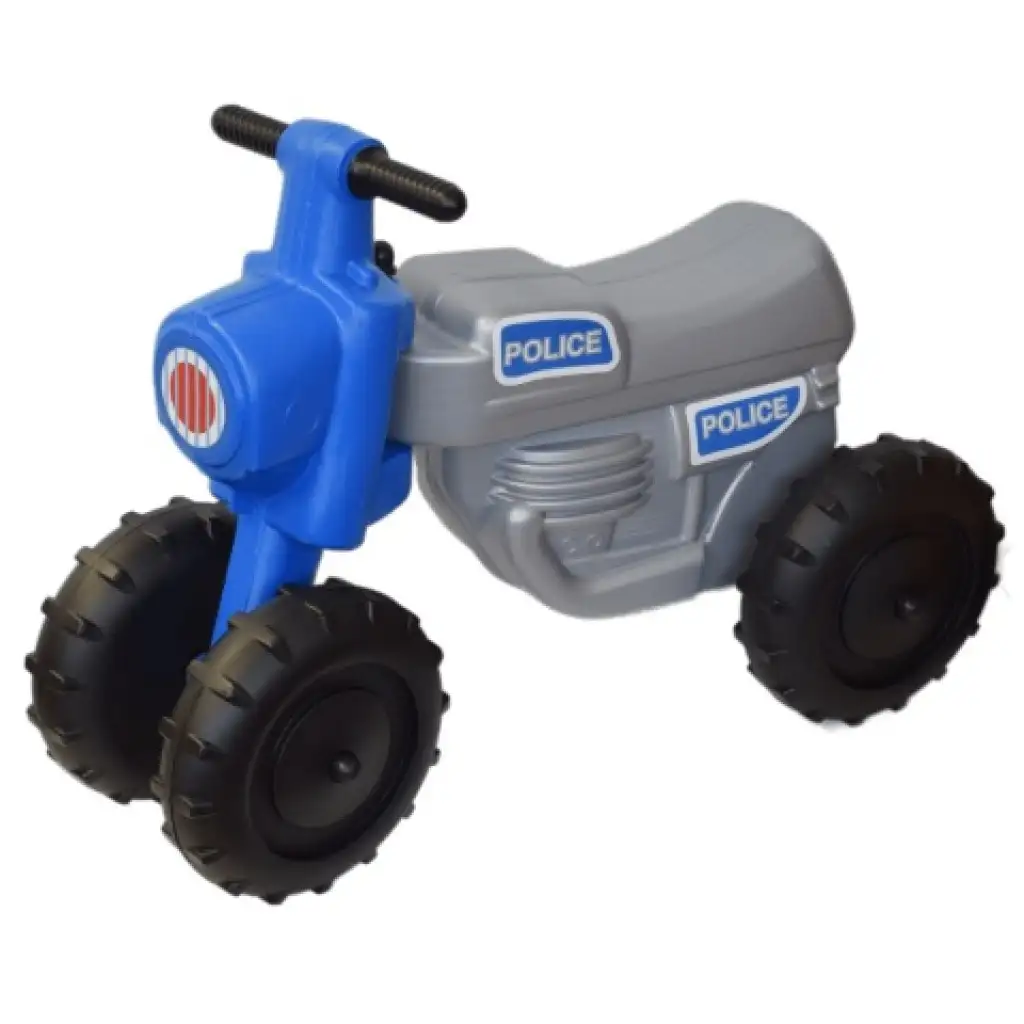 Мотоциклет на полицията с педали и 4 колела - D-Toys изображение 1
