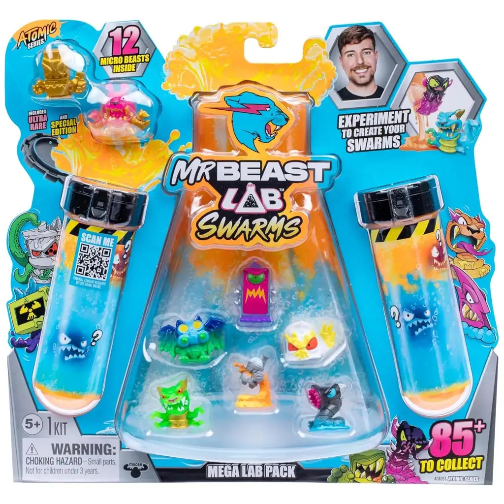 Mr. Beast: Lab Swarms Голямо Лабораторно Звярче 12 части комплект 2-ра серия изображение 1