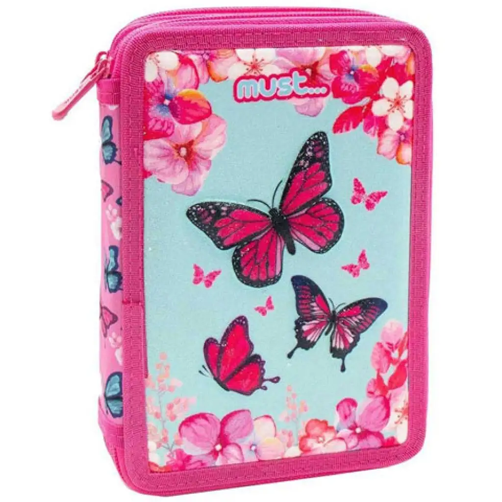 Must... Butterfly away пълнен двуетажен несесер изображение 1