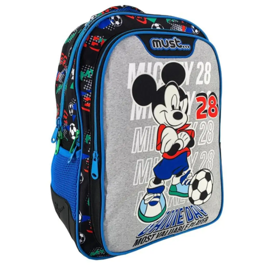 Must: Mickey Mouse Игрален ден училищна чанта, раница 32x18x43cm изображение 1
