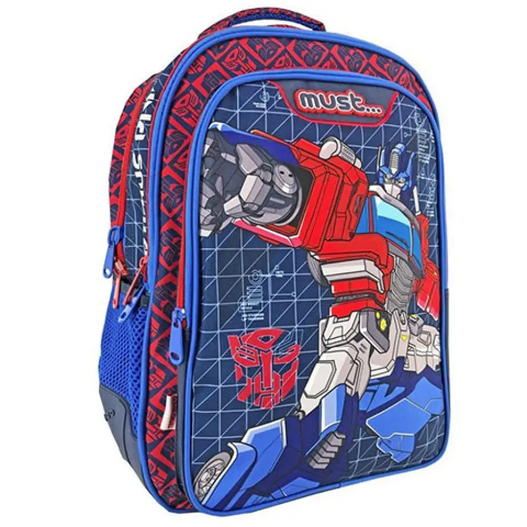 Must... Transformers три отделения закръглен ранец, раница 32x18x43cm изображение 1