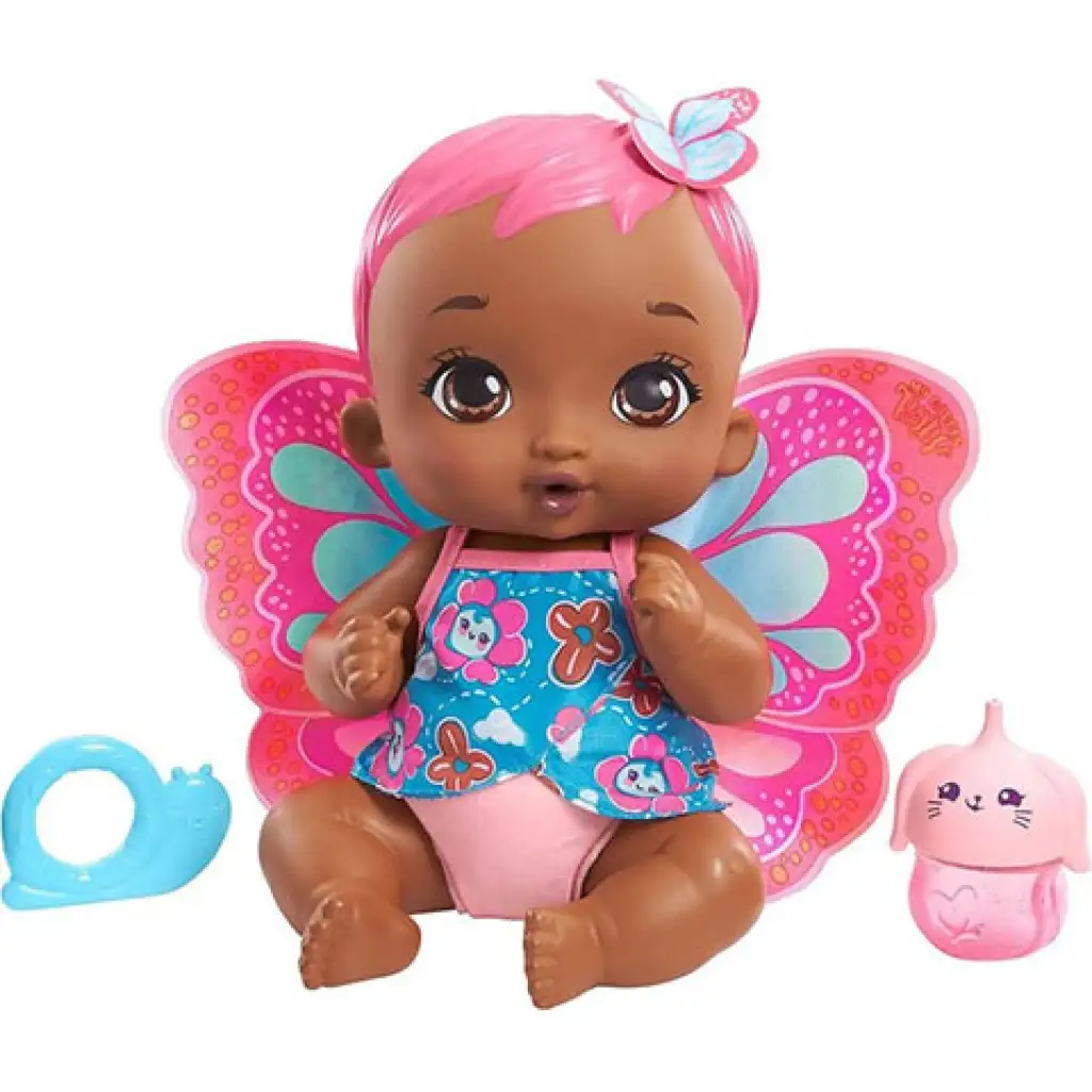My Garden Baby: Еди-Бебе грижа пеперудена кукла 30см - Mattel изображение 2