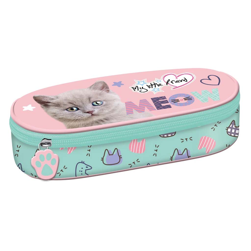 My Little Friend котешка овална несесер PC01 23x9,5x6cm изображение 1