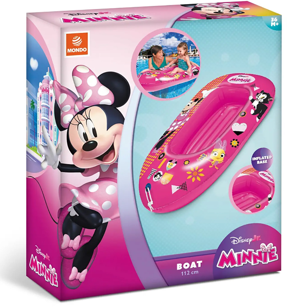 Надуваема лодка с Minnie мишка 112 см - Mondo Toys изображение 1