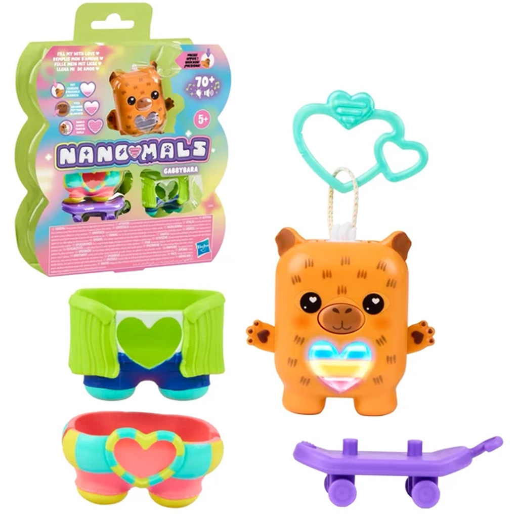 Nano-малс: Gabbybara интерактивна електронна капибара фигура – Hasbro изображение 1